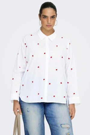 blouse met hartjes