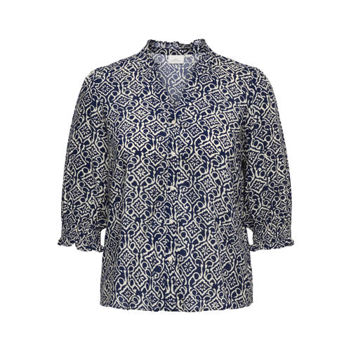 ONLY CARMAKOMA blouse met panterprint afbeelding