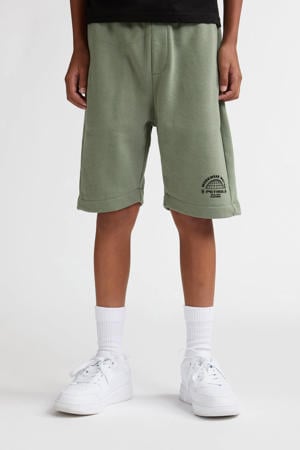 regular sweatshort groen