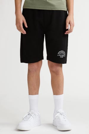 regular sweatshort zwart