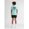 Petrol Industries T-shirt met backprint mintgroen