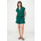 Grace & Mila regular high waist casual short donkergroen