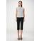 Grace & Mila gestreepte top ecru
