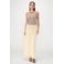 Grace & Mila maxi rok geel