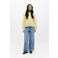 OBJECT vest geel gebreid