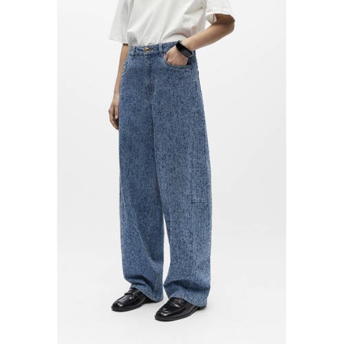 OBJECT barrel jeans medium blue denim afbeelding
