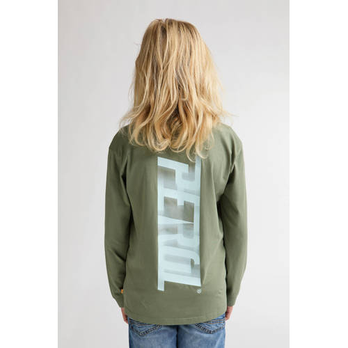 Petrol Industries longsleeve met backprint groen afbeelding