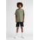 Petrol Industries T-shirt met backprint groen