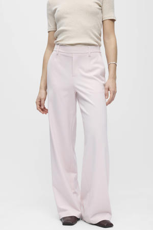 Wide leg regular waist pantalon