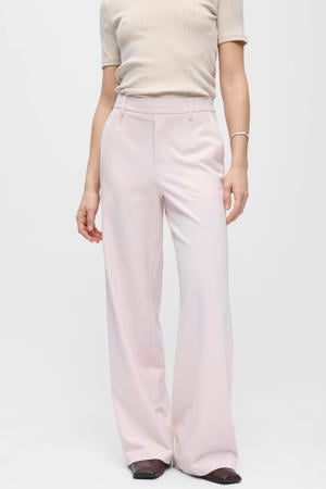 Wide leg regular waist pantalon
