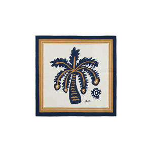 sjaal Leylaf beige/blauw