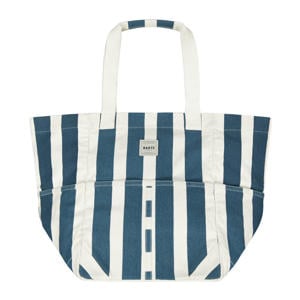 shopper Jondi donkerblauw/wit