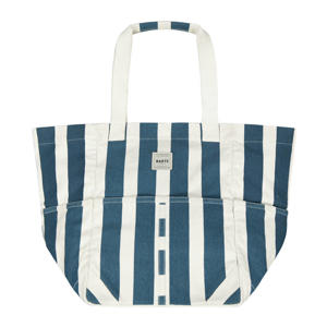shopper Jondi donkerblauw/wit