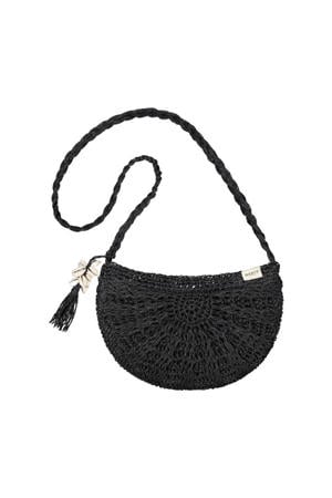crossbody tas Theros zwart