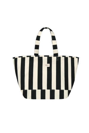 shopper Juno zwart/wit