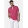 Babista regular fit polo met contrast bies Plus Size - roze