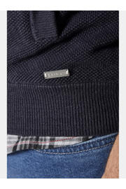 thumbnail: Babista katoenen gebreid vest Plus Size - donkerblauw