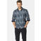 Babista regular fit gestreept overhemd Plus Size - petrol