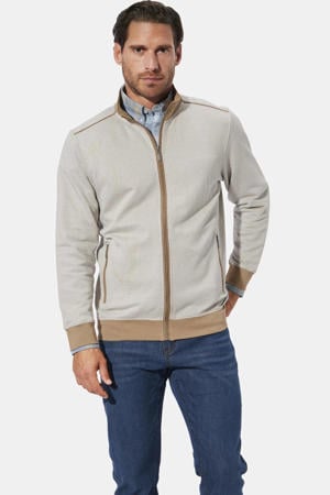 sweatvest +FIT Collectie Plus Size - beige
