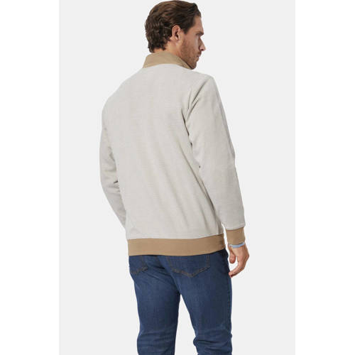 Babista sweatvest met textuur HARION beige afbeelding