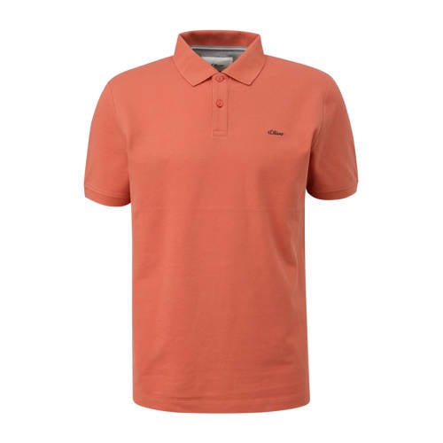 s.Oliver regular polo oranje afbeelding