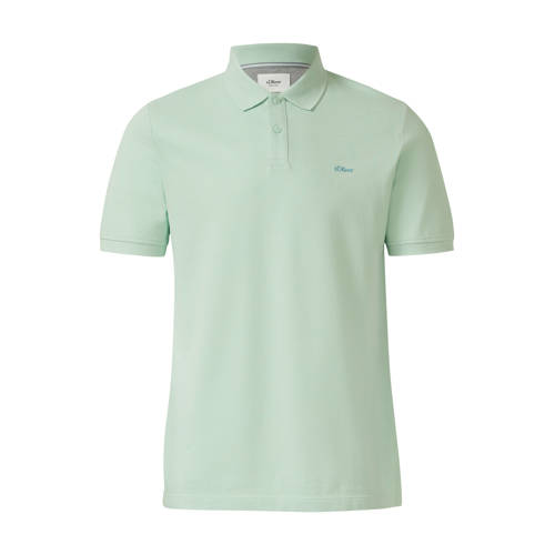 s.Oliver regular polo mintgroen afbeelding