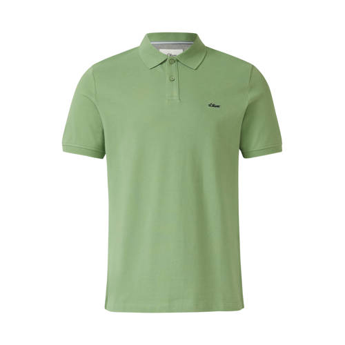 s.Oliver regular polo groen afbeelding