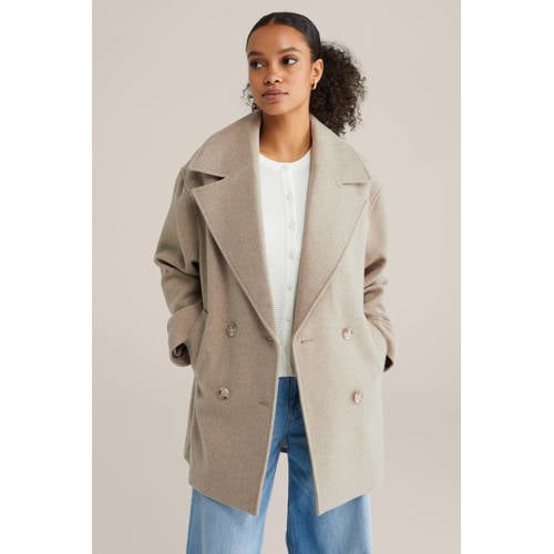WE Fashion manteljas beige afbeelding