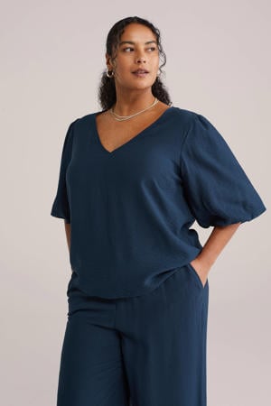 top donkerblauw
