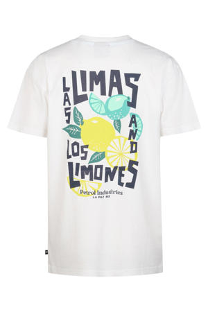 T-shirt met backprint wit