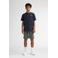 Petrol Industries T-shirt met backprint donkerblauw