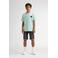 Petrol Industries T-shirt met backprint mintgroen