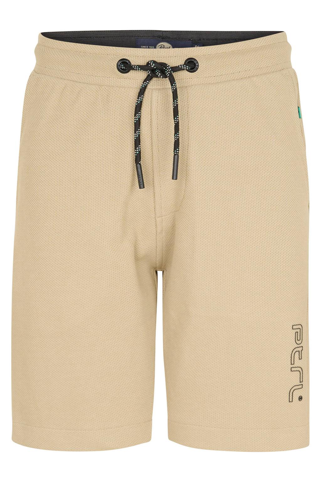 Zandkleurige jongens Petrol Industries casual short van katoen met slim fit, regular waist en effen