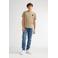 Petrol Industries T-shirt met backprint zand