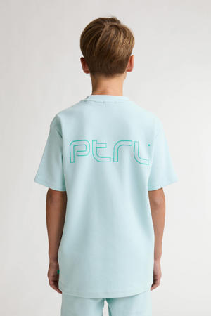 T-shirt met backprint mintgroen