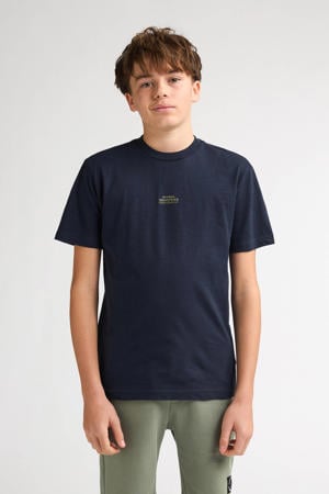 T-shirt donkerblauw
