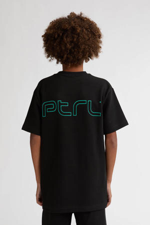 T-shirt met backprint zwart