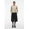 ROUGE EDIT wide leg high waist jort donkerbruin