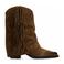 Sacha suède cowboylaarzen met flap bruin