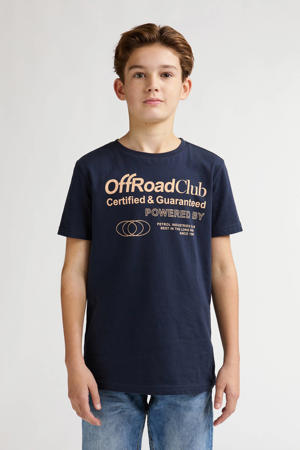 T-shirt donkerblauw