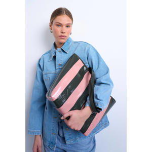 shopper TSSTEVIE roze/zwart