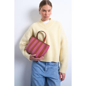 mini shopper TSGEMMA roze/bruin