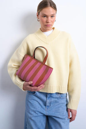 mini shopper TSGEMMA roze/bruin