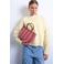 TOPSHOP mini shopper TSGEMMA roze/bruin