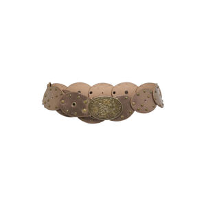 tailleriem ONLGLADIATOR met studs koperkleurig