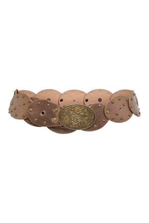 tailleriem ONLGLADIATOR met studs koperkleurig