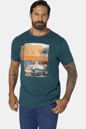 oversized T-shirt Plus Size HAKEJAN petrol