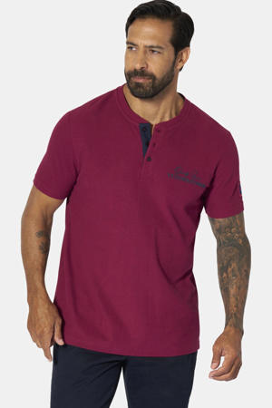 oversized T-shirt Plus Size GORTAN donkerrood