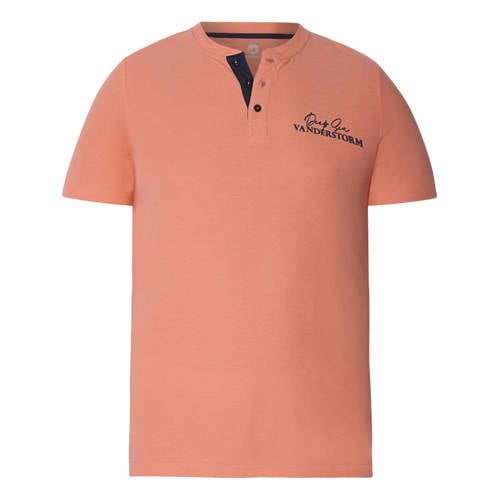 Jan Vanderstorm Oversized T-shirt Plus Size GORTAN oranje afbeelding