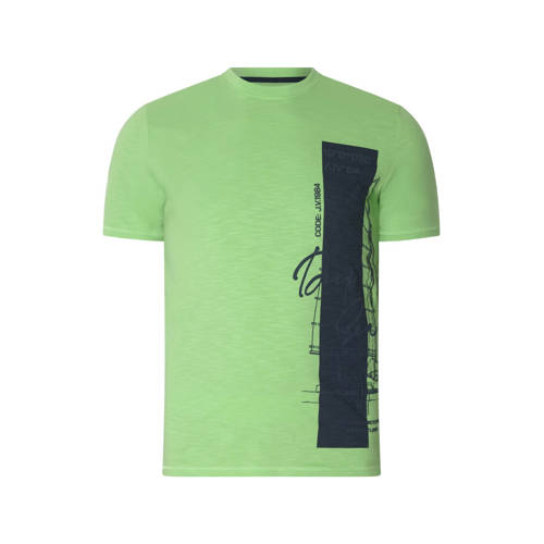 Jan Vanderstorm Oversized T-shirt Plus Size BALJAN lichtgroen afbeelding